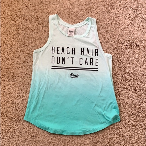 PINK Victoria's Secret Tops - PINK beach hair don’t care tank